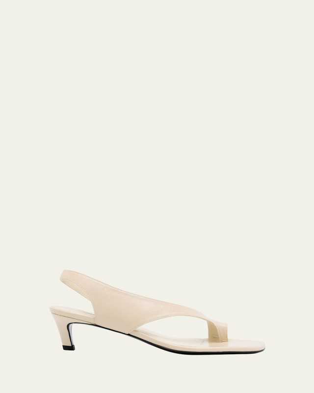 Heeled Thong Sandals